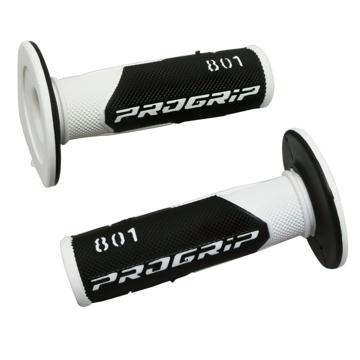 Poignées ProGrip 801 double densité noir / blanc