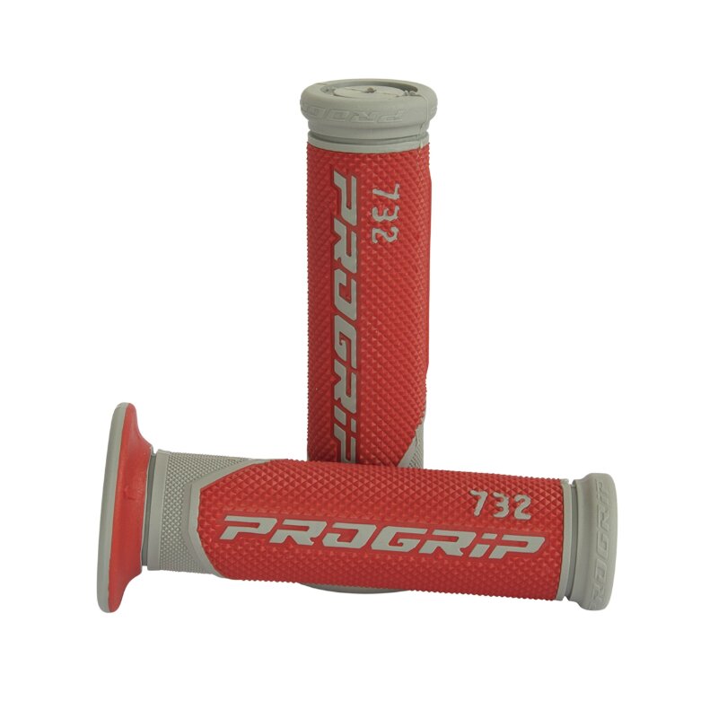 Poignées Progrip 732 rouge / gris