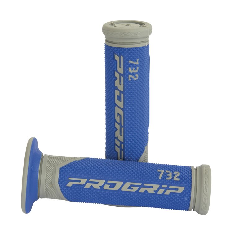 Poignées Progrip 732 bleu / gris