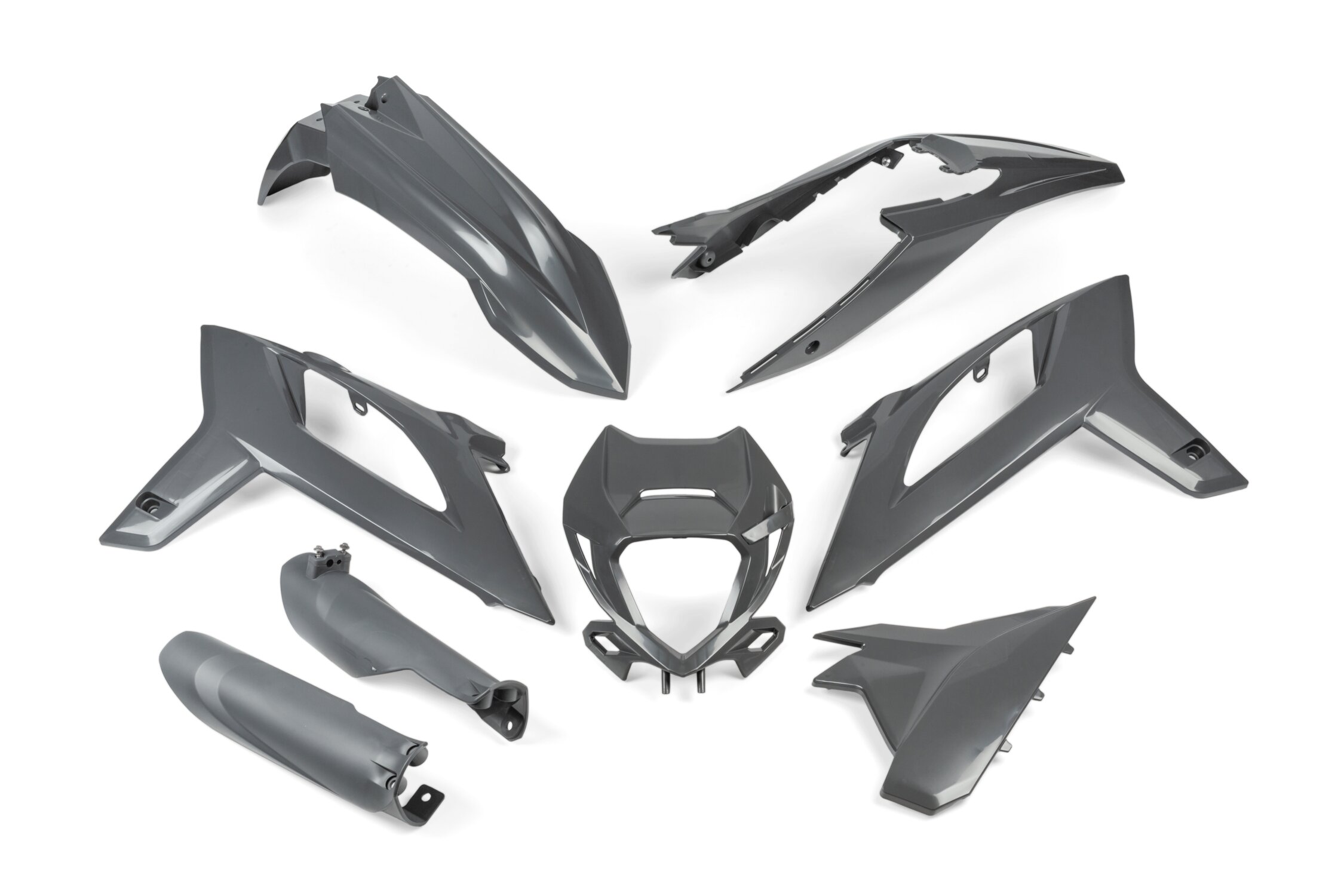 Polisport 90931 - Polisport Enduro Plastic Replica Kit Per Chi Cerca La Qualità Oem Per Moto Beta In Colore Grigio Nardo-image