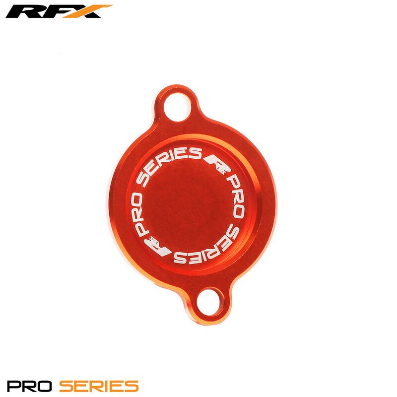 RFX Couvercle de filtre à huile Pro orange - KTM 250 - 450 à partir de 2012