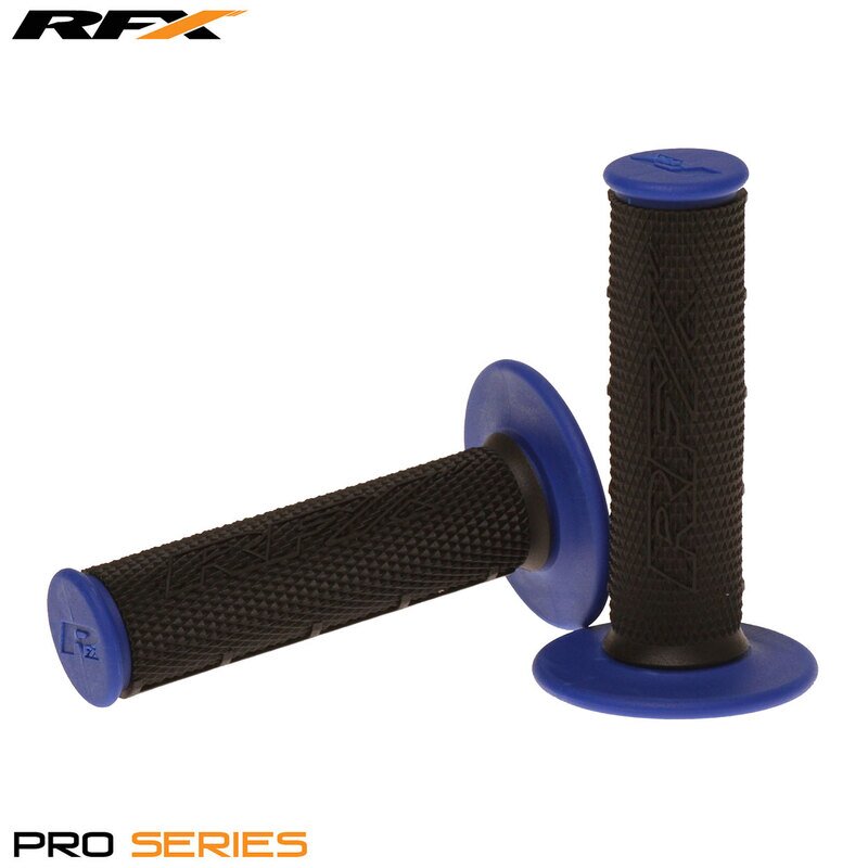 RFX Poignées Pro Series double densité noir / bleu