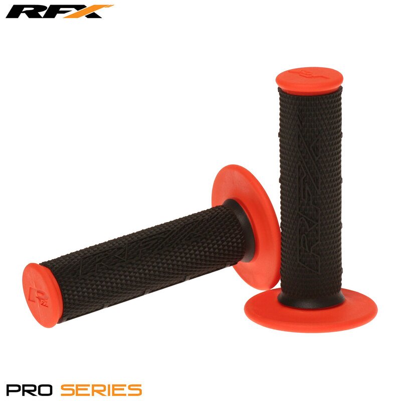 RFX Poignées Pro Series double densité noir / orange