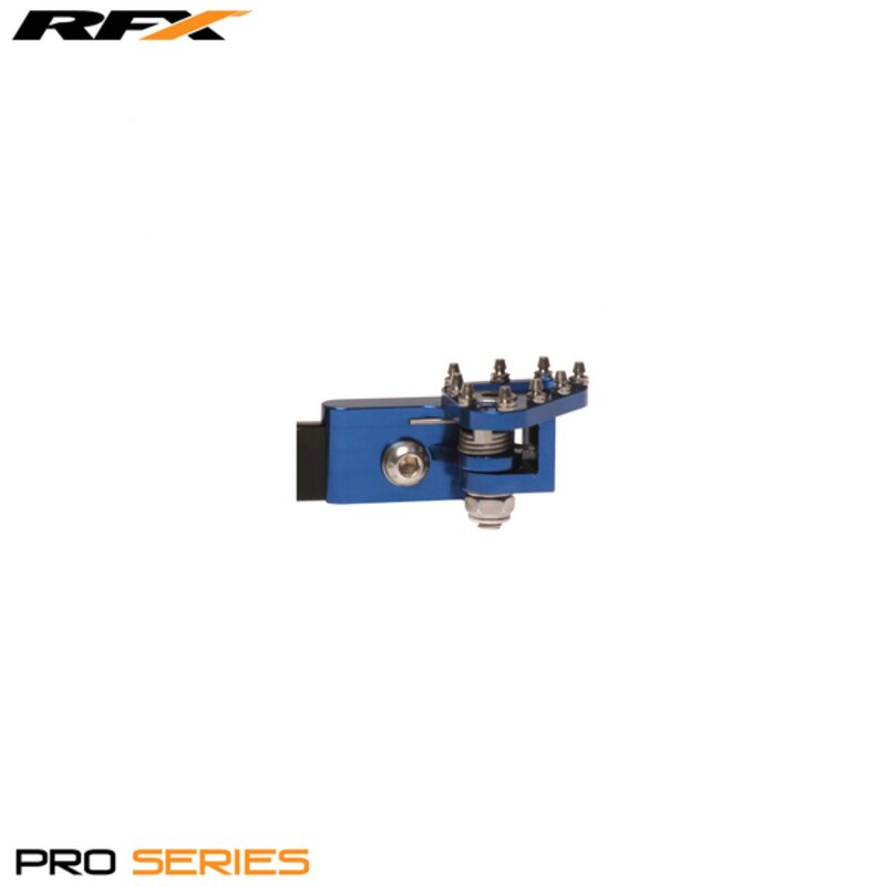 RFX Embout de pédale de frein Pro repliable CNC bleu