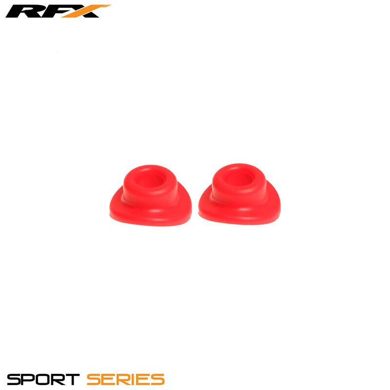 RFX Joint caoutchouc de valve Sport rouge - x2