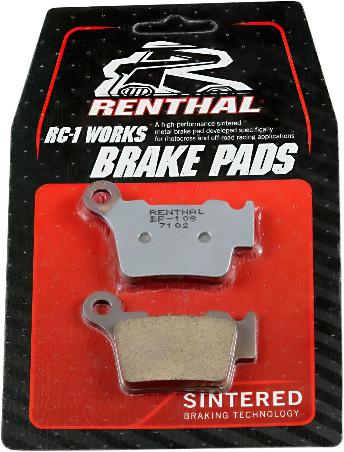 Renthal Plaquettes de frein métal fritté BP-108 KTM / Husqvarna / Sherco
