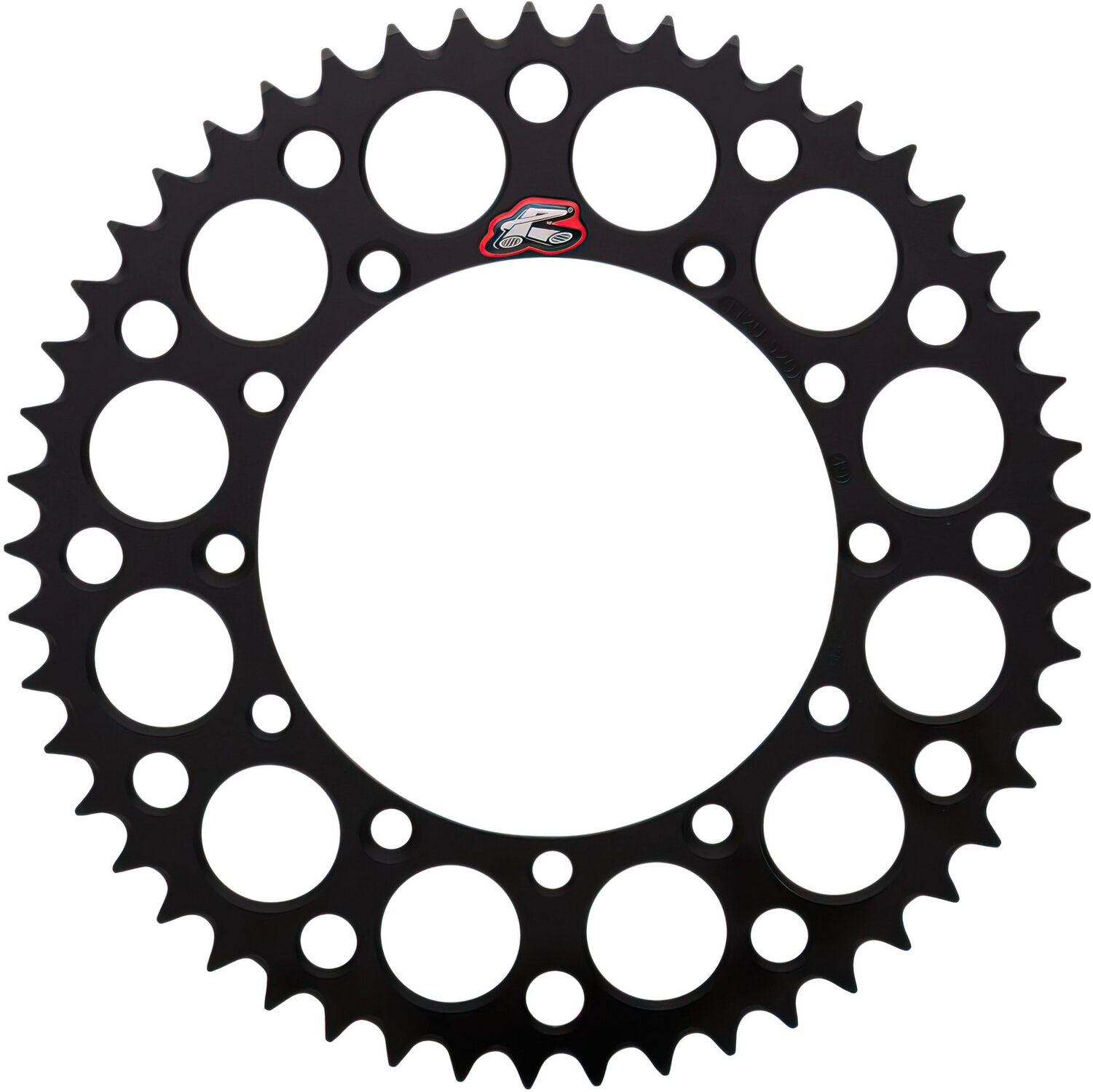 Couronne RENTHAL Ultra-Light 112U en Aluminium Noir D49/520 pour Kawas