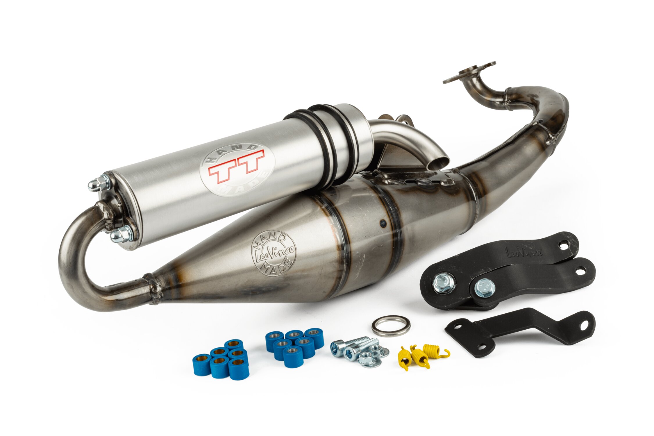 Pot d'échappement LeoVince HandMade TT Aprilia SR moteur Minarelli