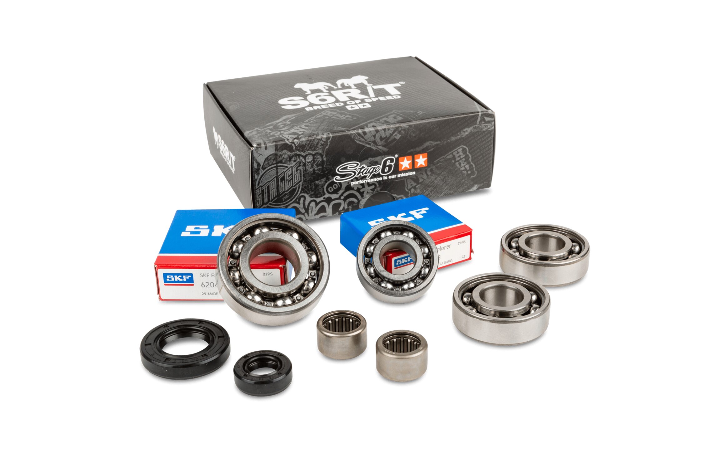 Kit roulements de boite AM6 et joints spi Stage6 HQ