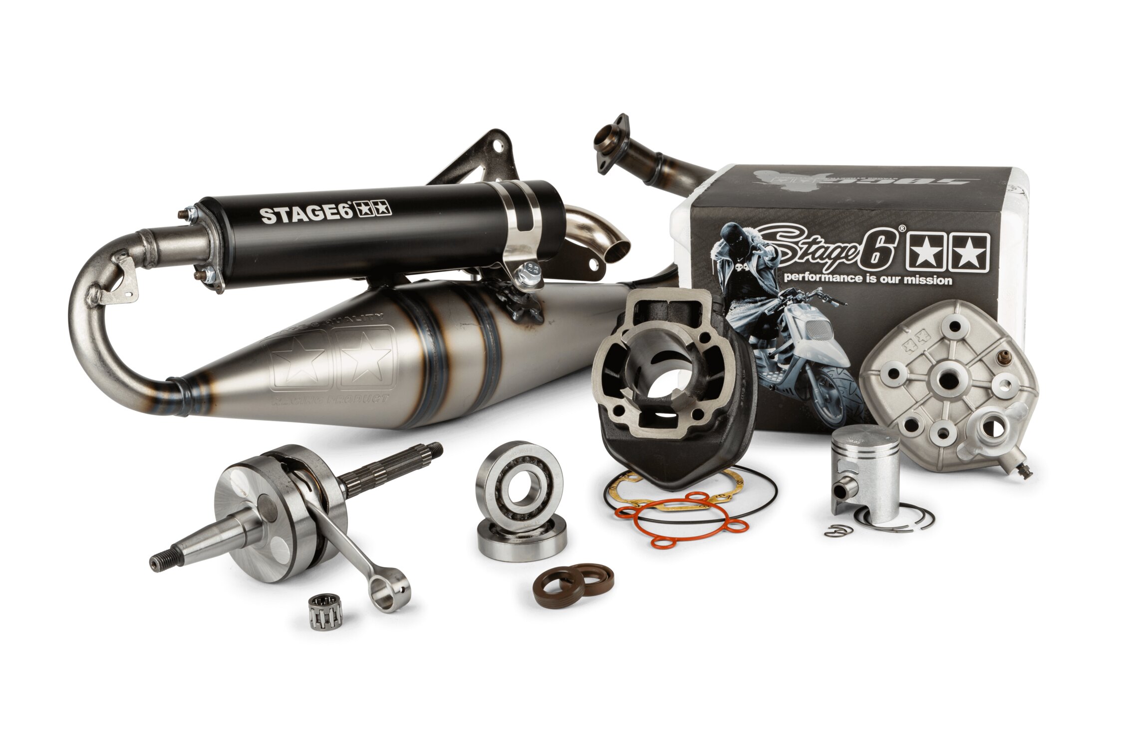 Pack Moteur Stage6 StreetRace 50 Fonte Piaggio NRG