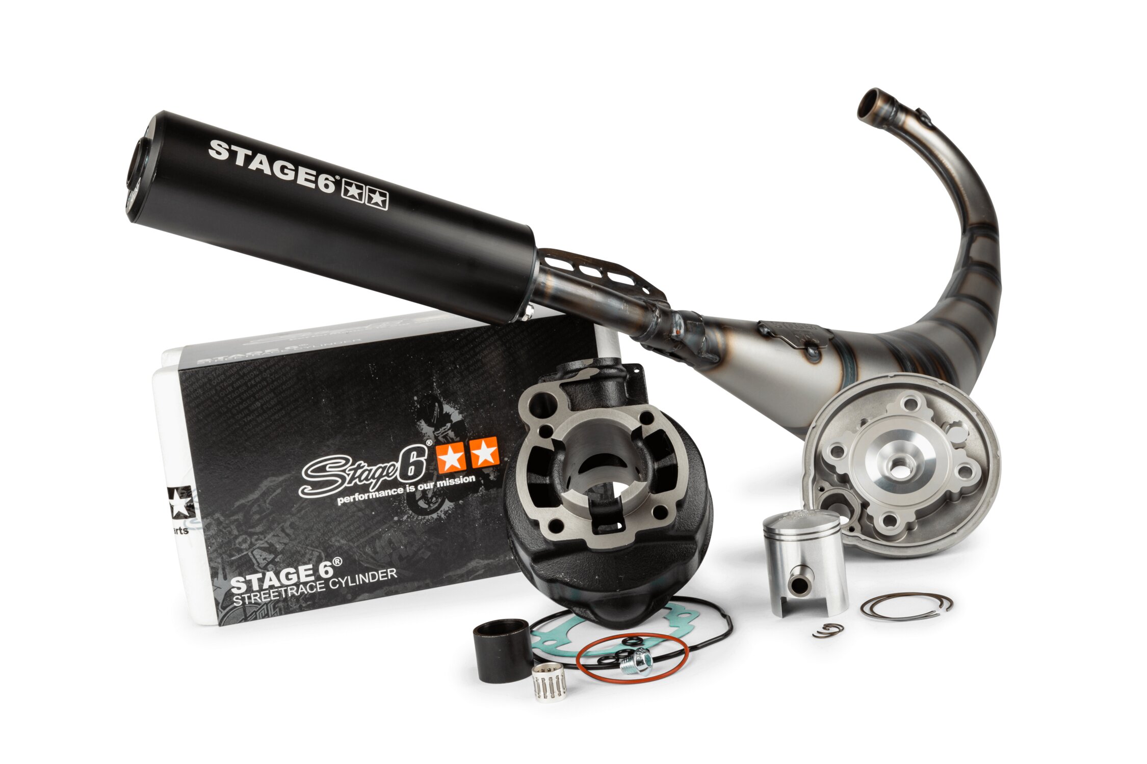 Pack Cylindre - Pot Stage6 50cc StreetRace fonte Minarelli AM6