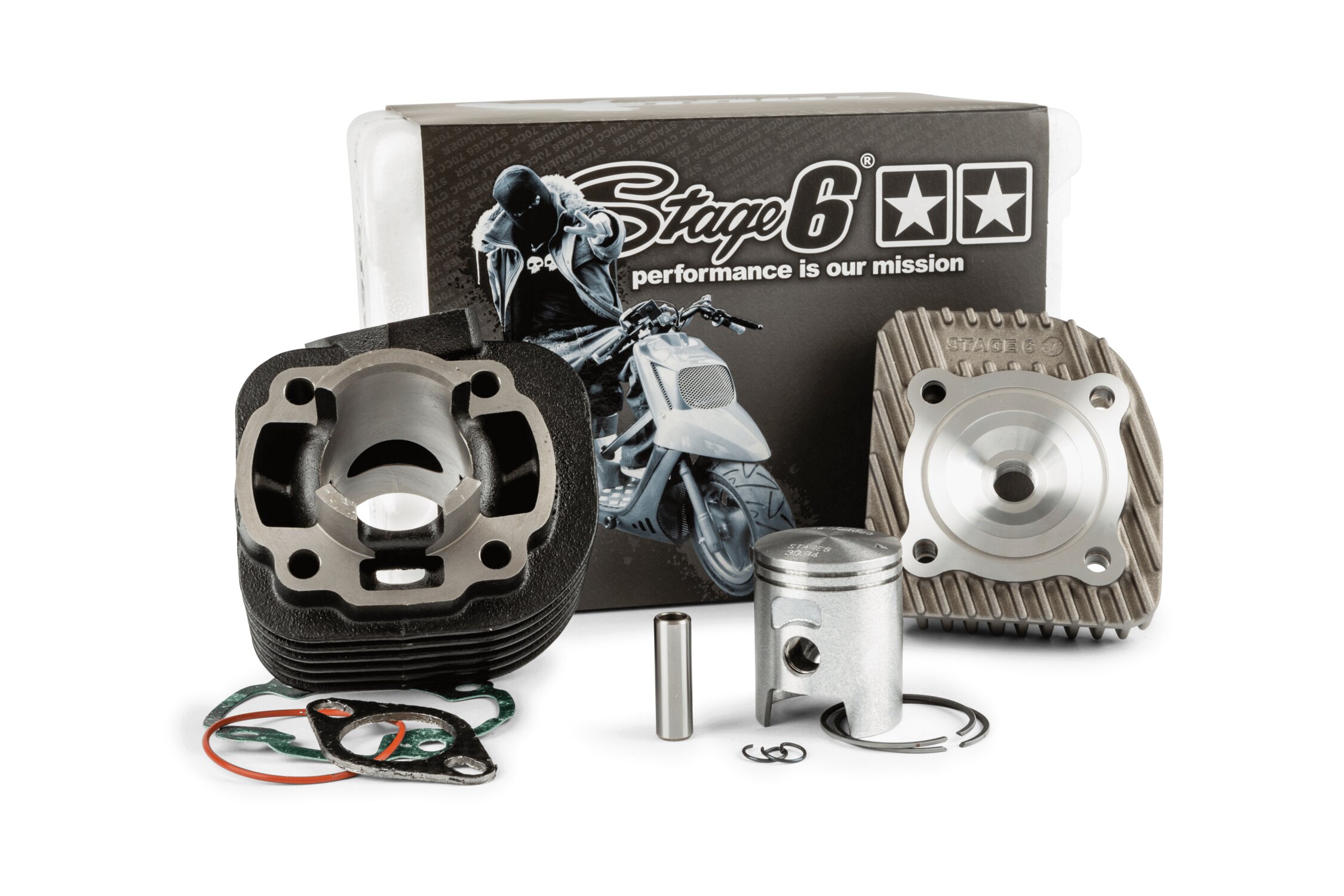 Kit cylindre Stage6 StreetRace 50 Fonte MBK Ovetto