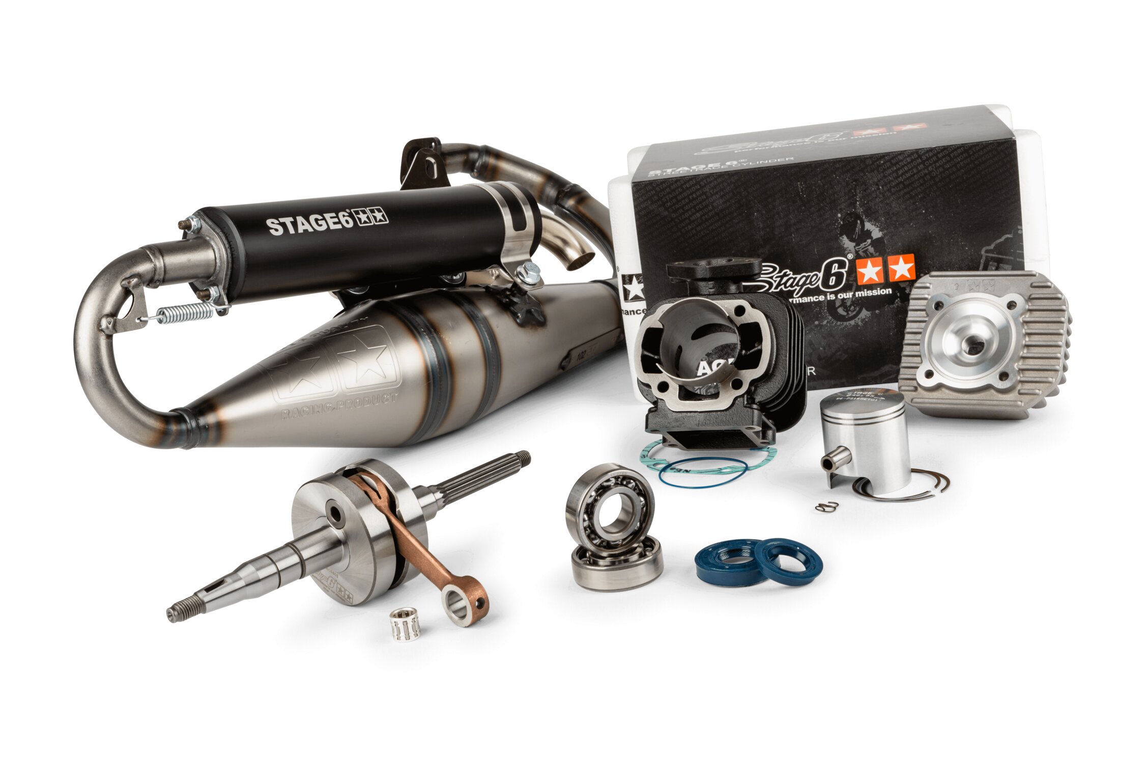 Pack Moteur Stage6 StreetRace 50 Fonte MBK Booster