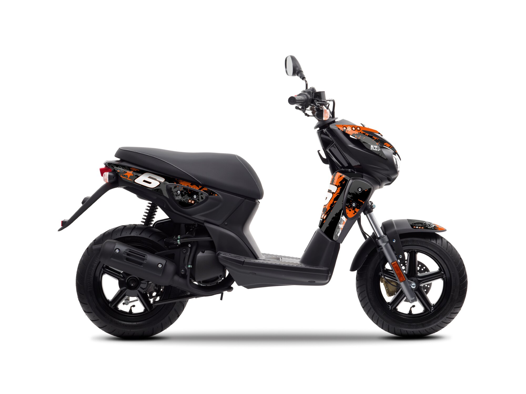 Kit déco MBK Stunt Stage6 orange / noir