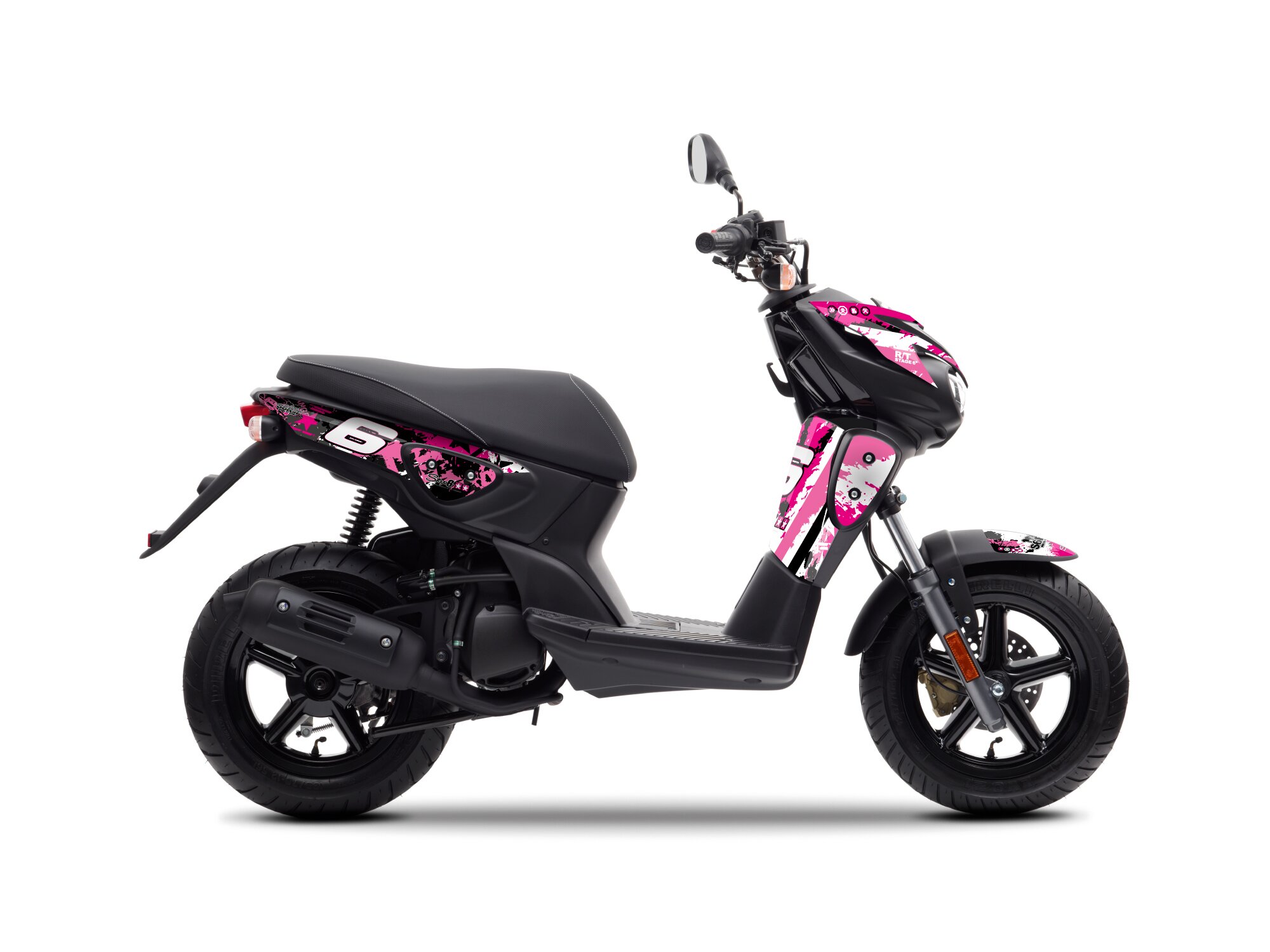 Kit déco MBK Stunt Stage6 rose / noir