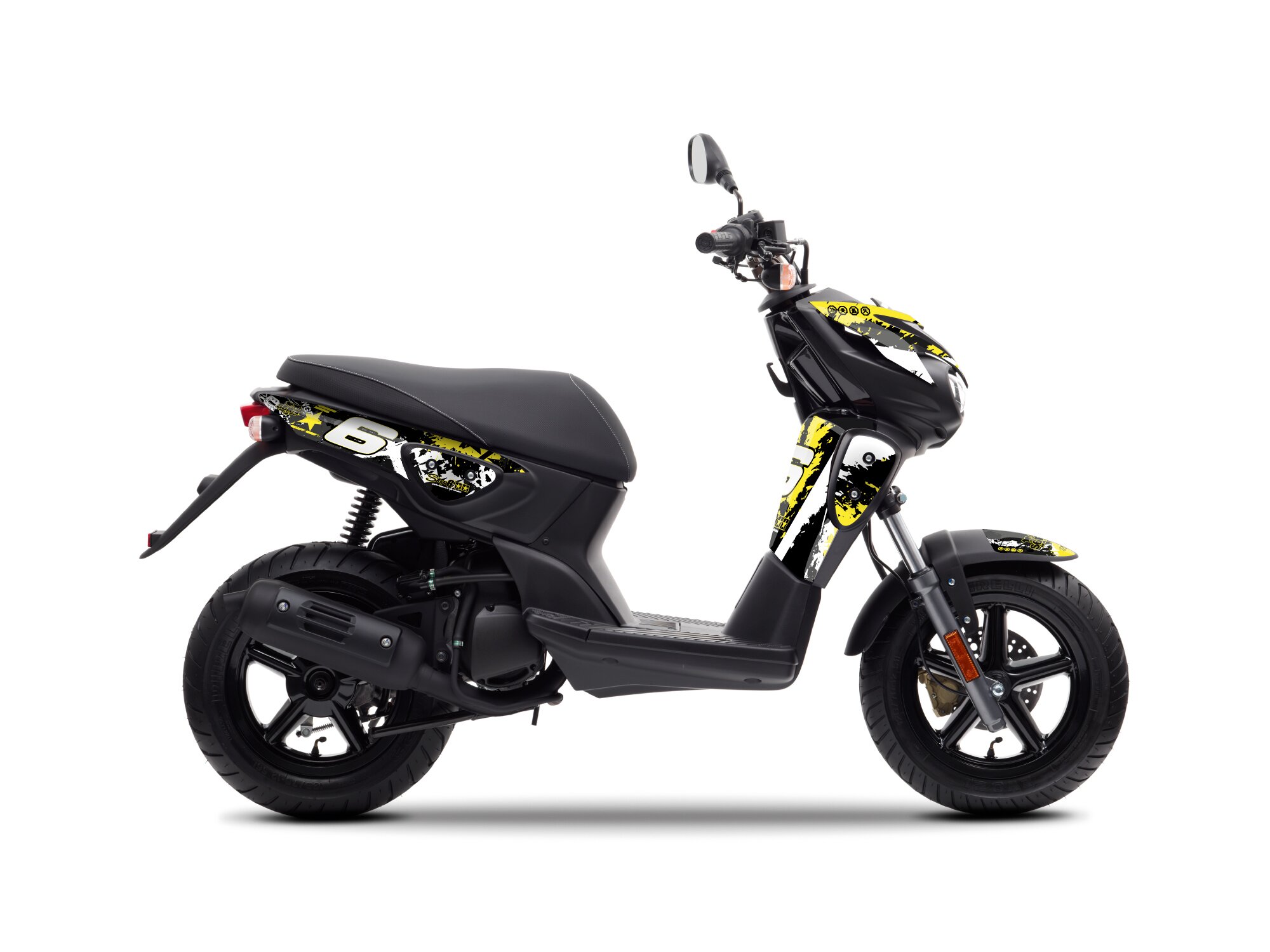 Kit déco MBK Stunt Stage6 jaune / noir