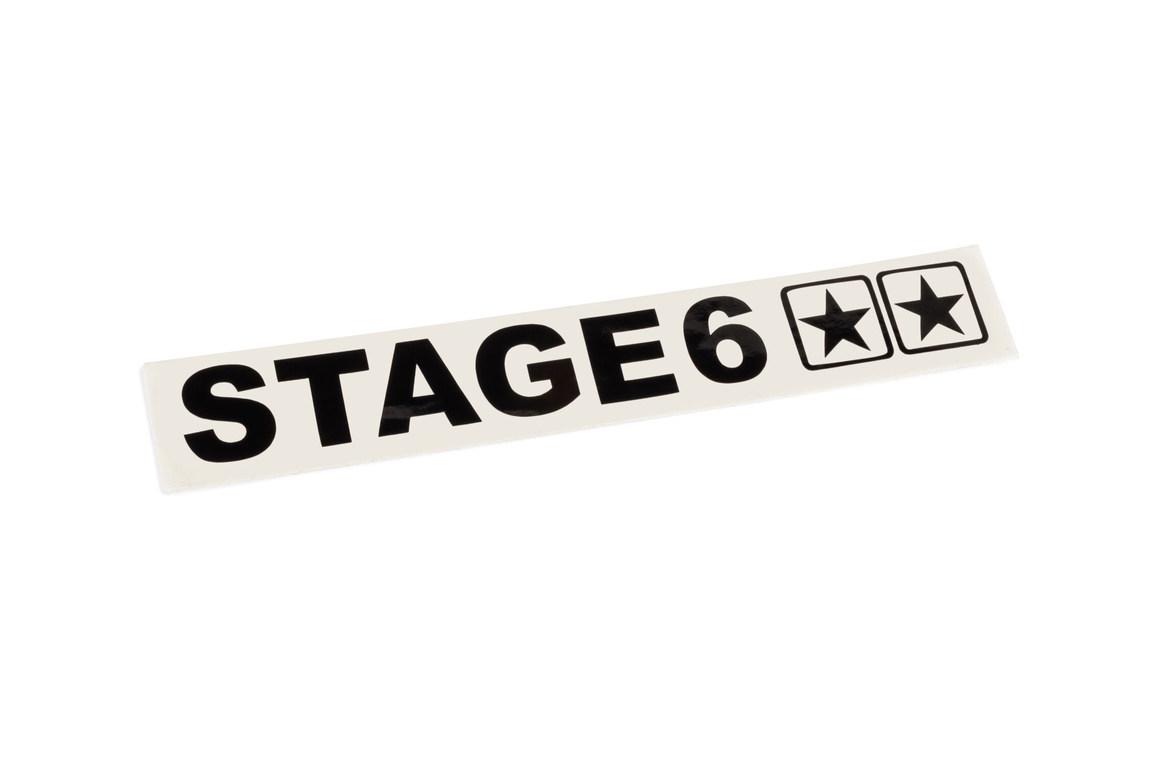 Autocollant tracé Stage6 110x33mm noir