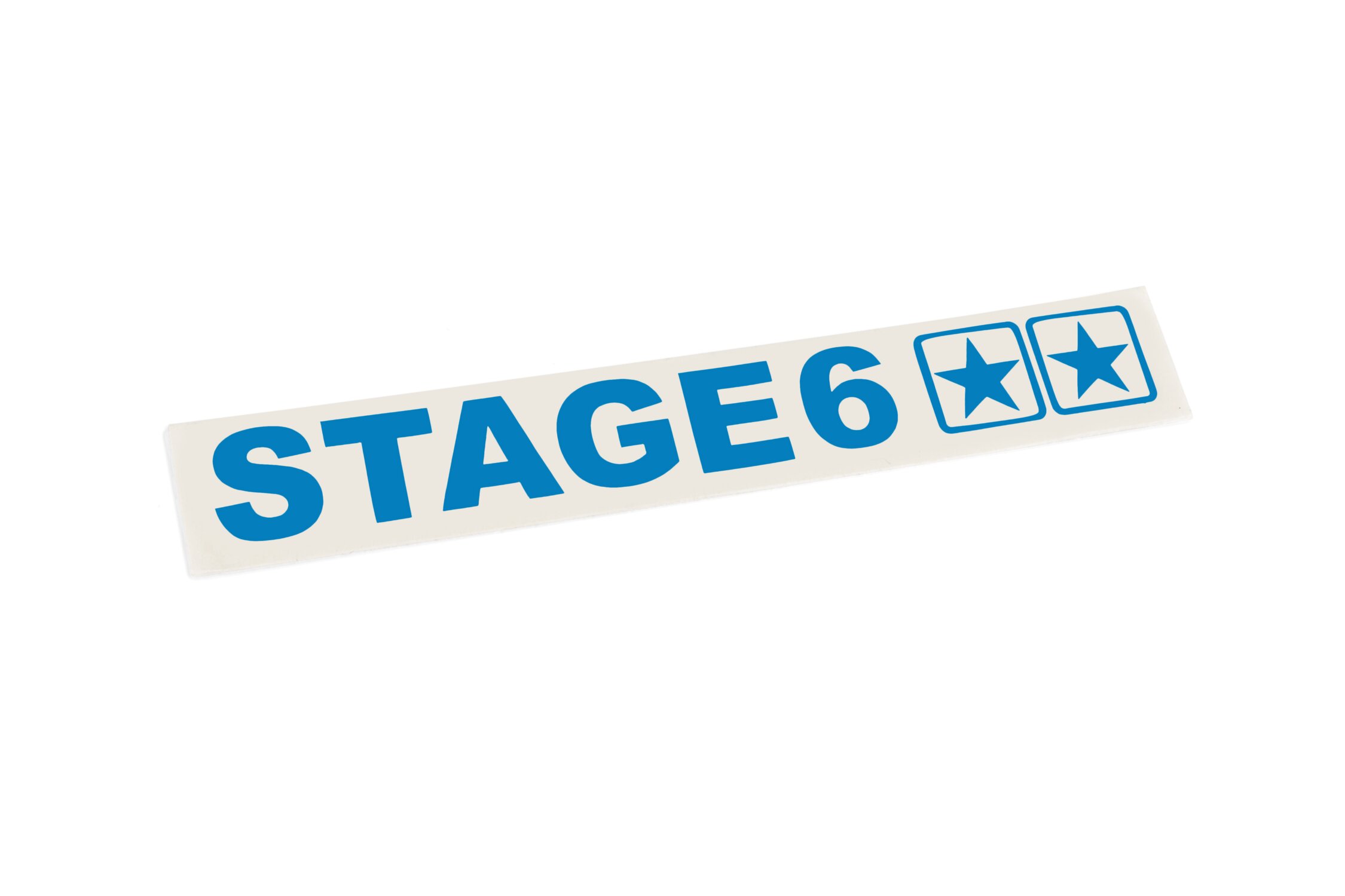 Autocollant tracé Stage6 110x33mm bleu
