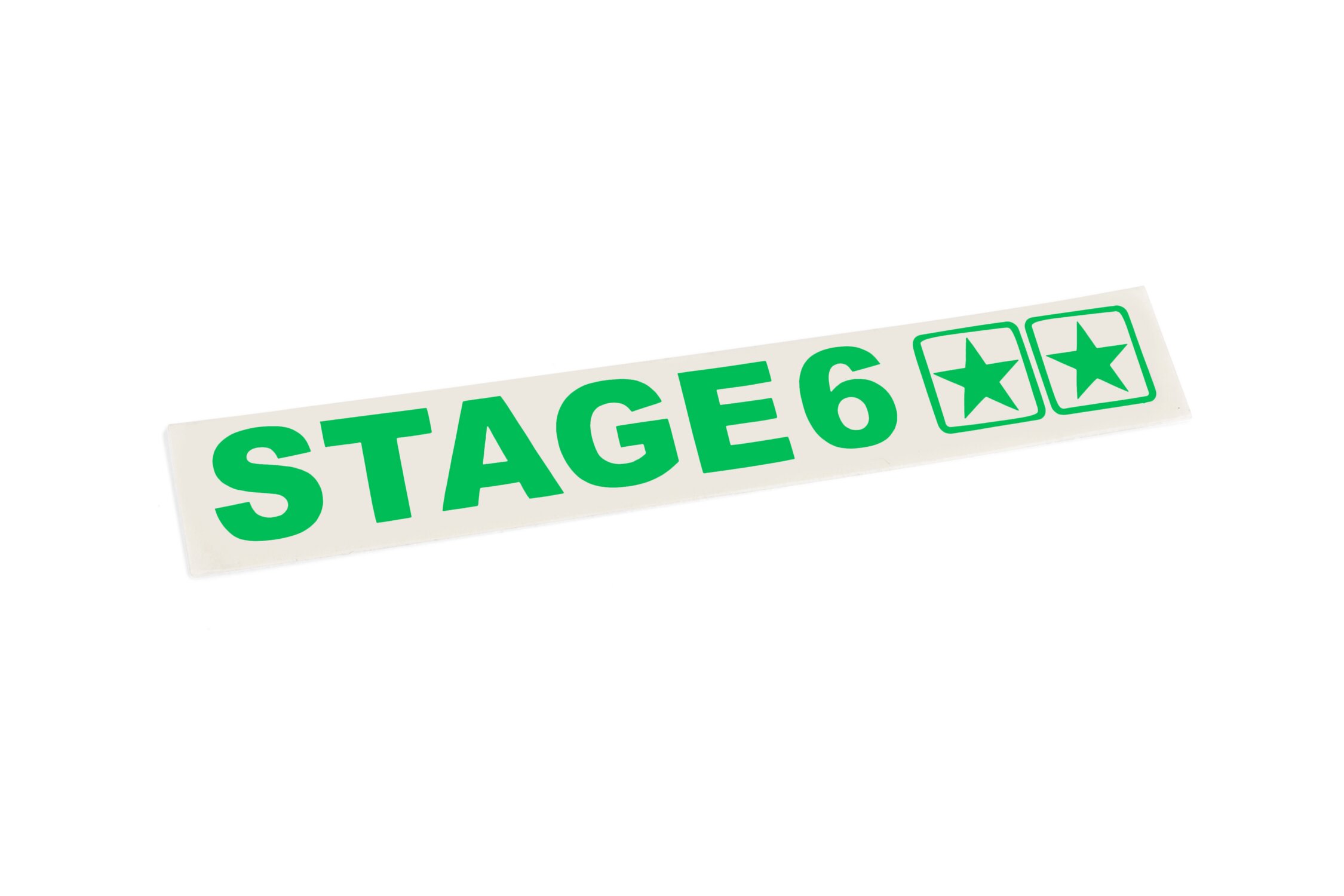 Autocollant tracé Stage6 110x33mm vert