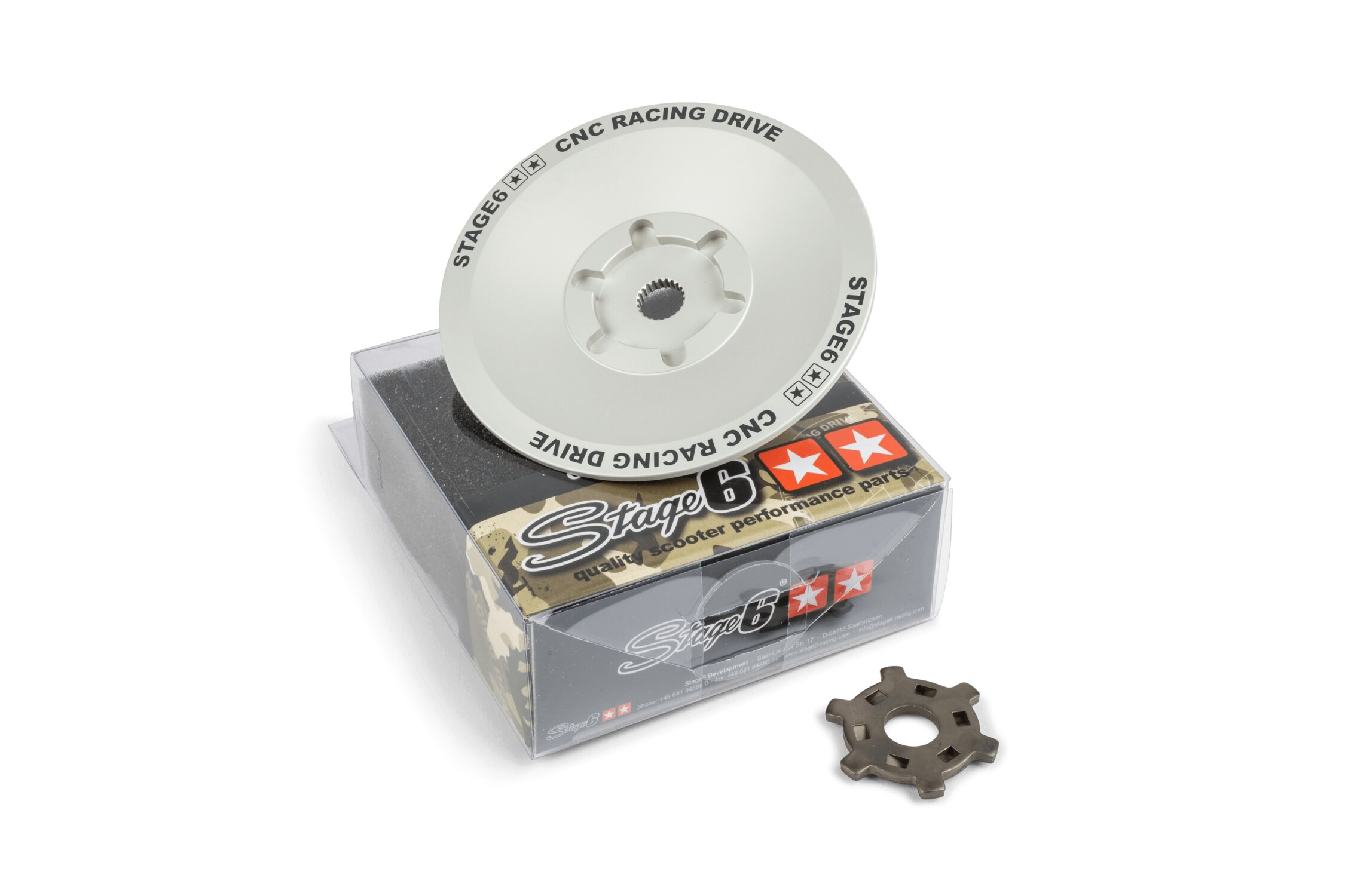 Joue fixe de variateur Stage6 CNC Racing Drive Peugeot Kisbee