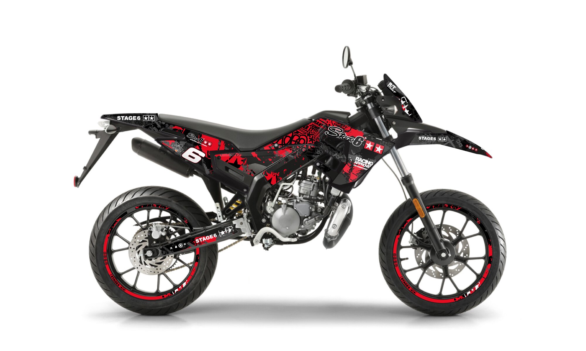 Kit déco Derbi X-Treme 2018 - 2020 rouge / noir