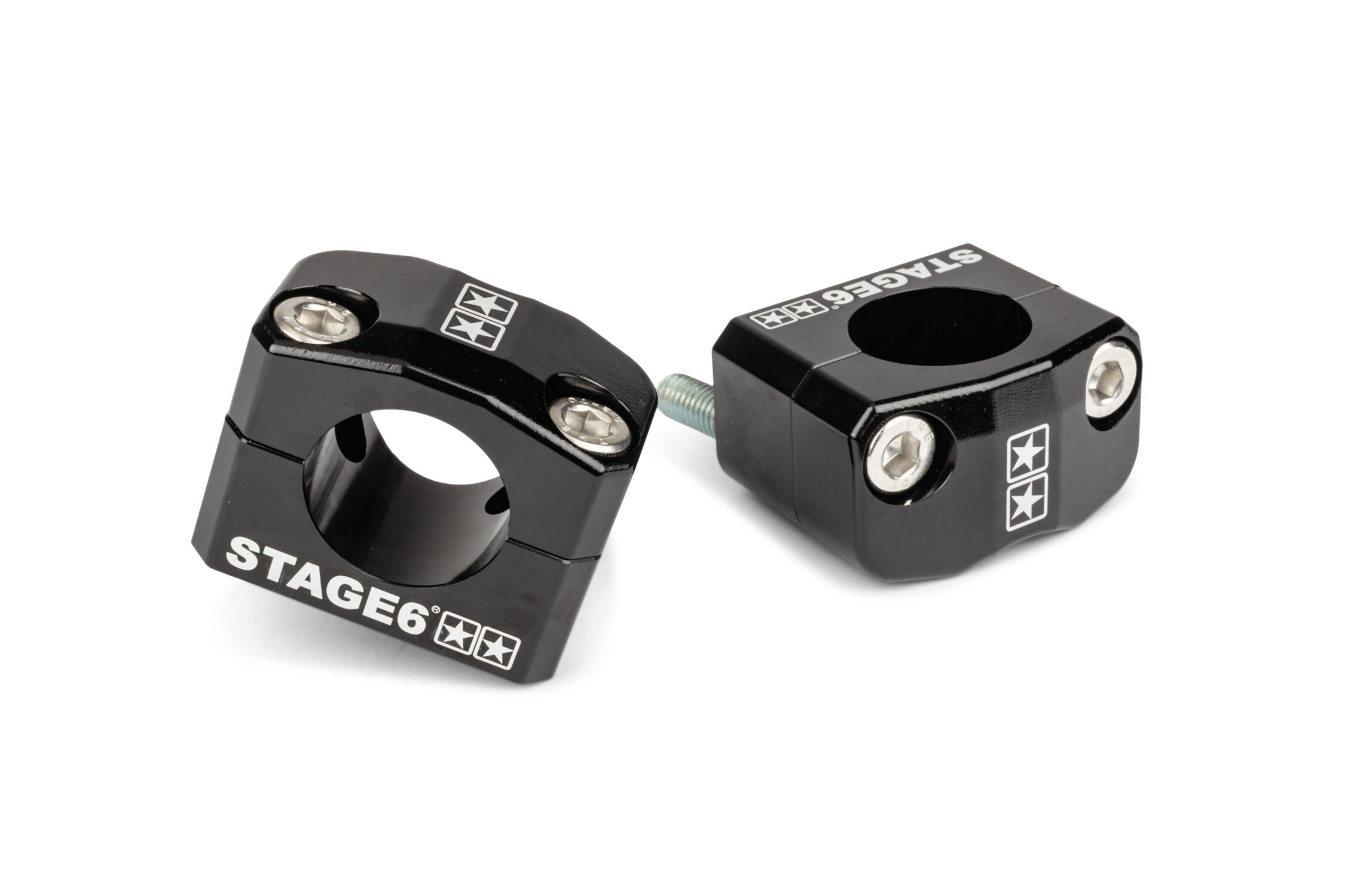 Pontet de guidon 28mm Stage6 noir