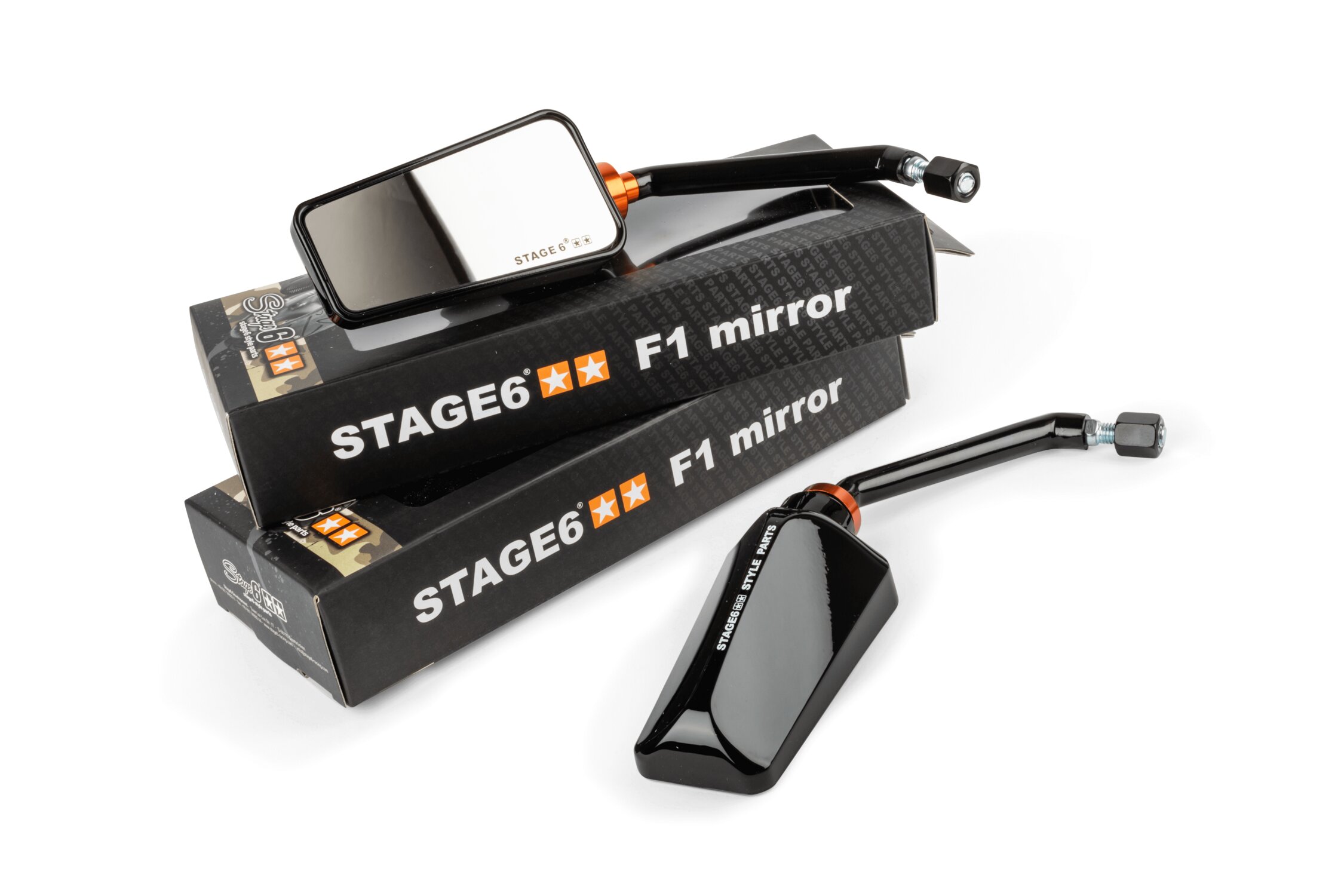 Rétroviseurs F1 Stage6 noir