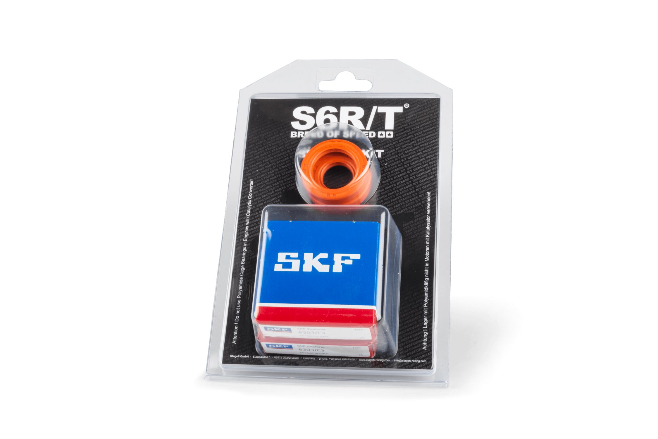Kit roulements de vilebrequin Stage6 R/T C3 cage acier AM6