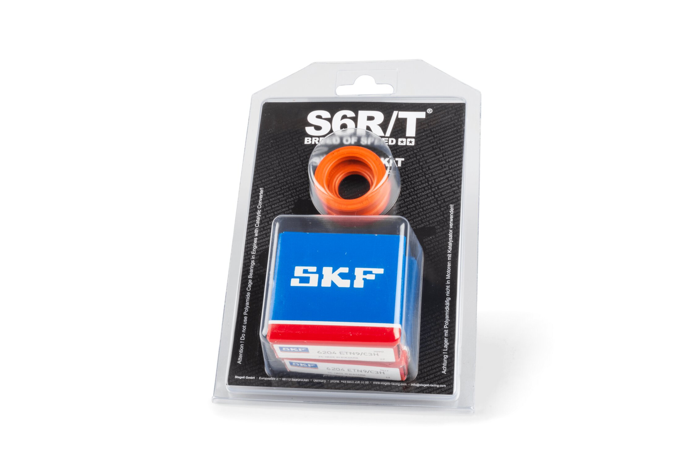 Kit roulements de vilebrequin Stage6 R/T C3 cage polyamide pour soie 20mm AM6