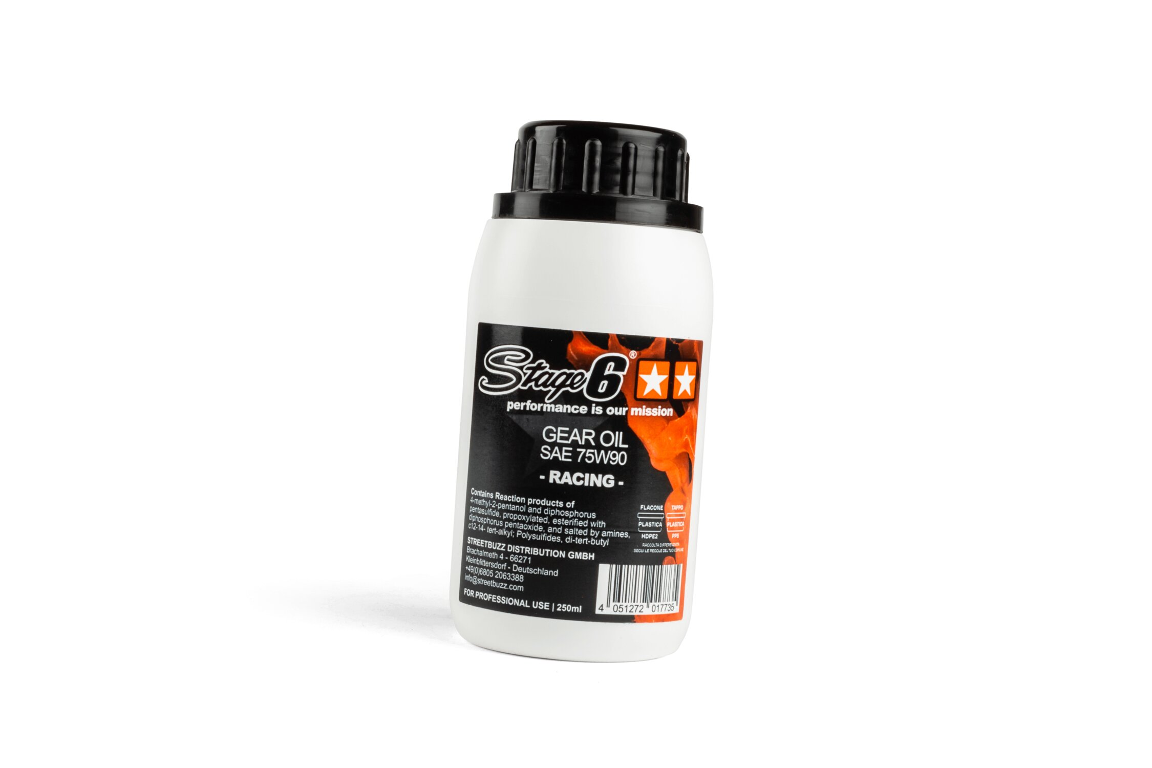 Huile de transmission Scooter SAE 75W90 Stage6 250ml