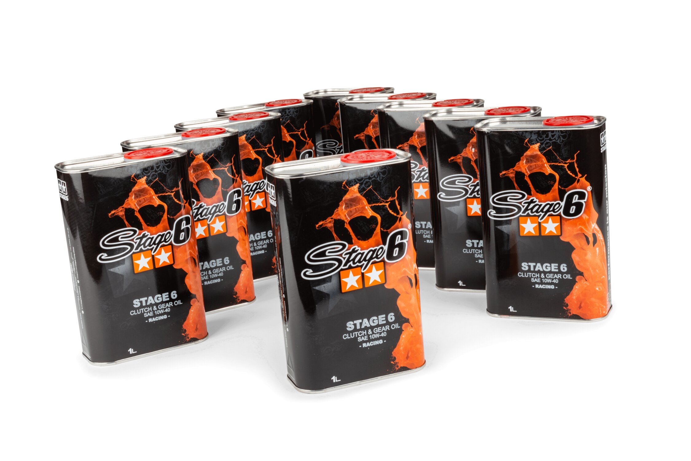 Huile de boîte de vitesses Stage6 Sport 10W-40 1L (x10)