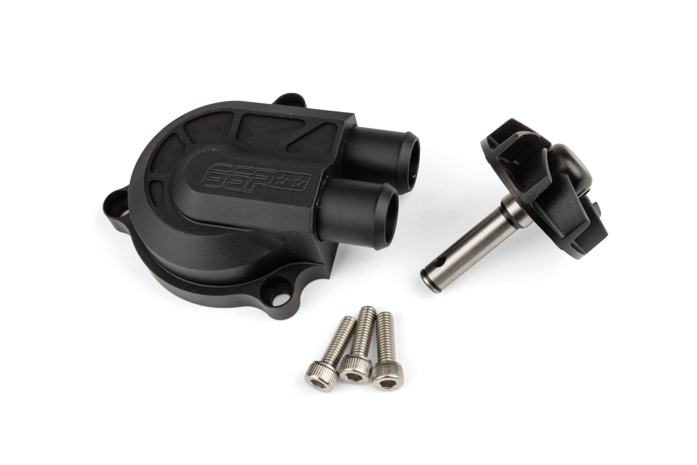 Couvercle et pompe à eau gros débit Stage6 noir mat MBK Nitro