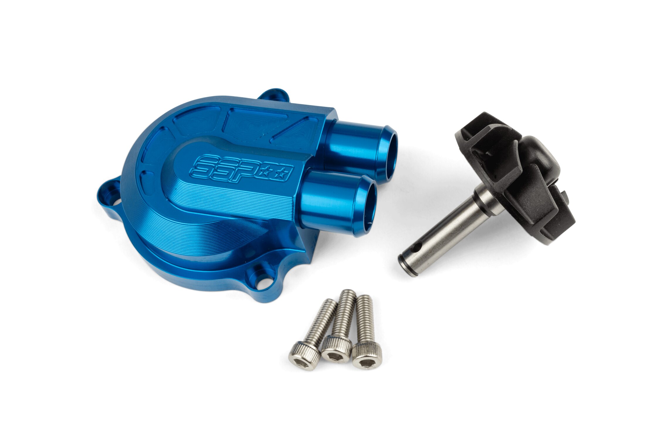 Couvercle et pompe à eau gros débit Stage6 bleu MBK Nitro