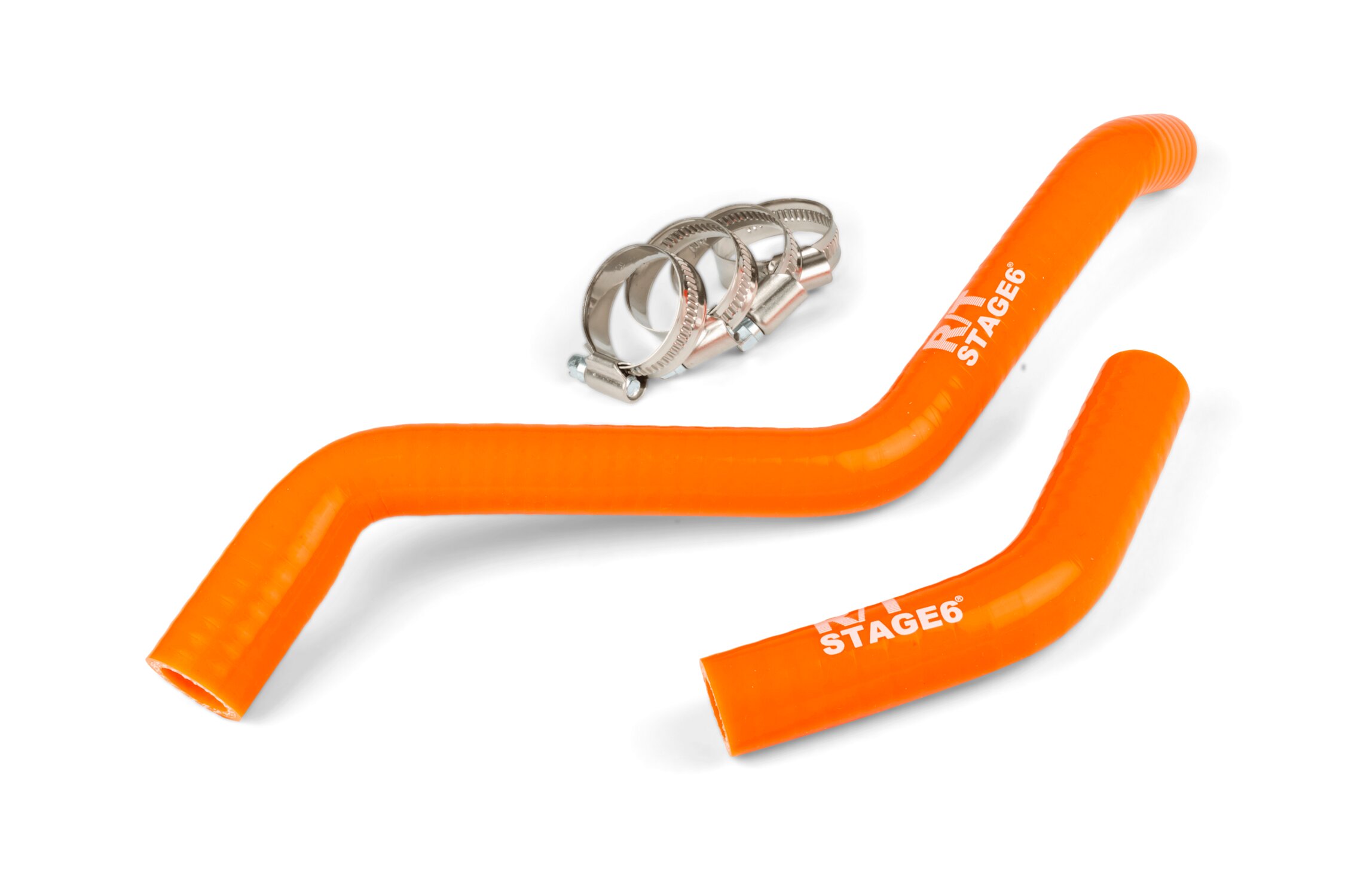 Durites de refroidissement Derbi Euro 3 et Euro 4 Stage6 R/T Orange