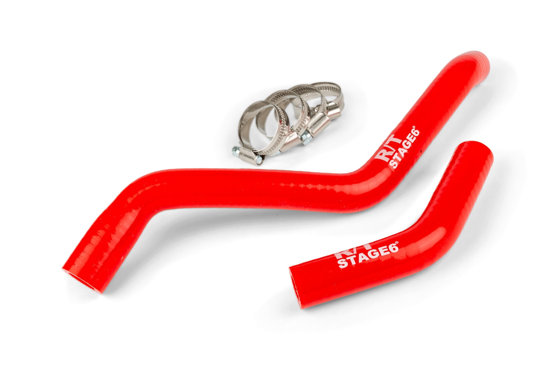Durites de refroidissement Derbi Euro 3 et Euro 4 Stage6 R/T Rouge