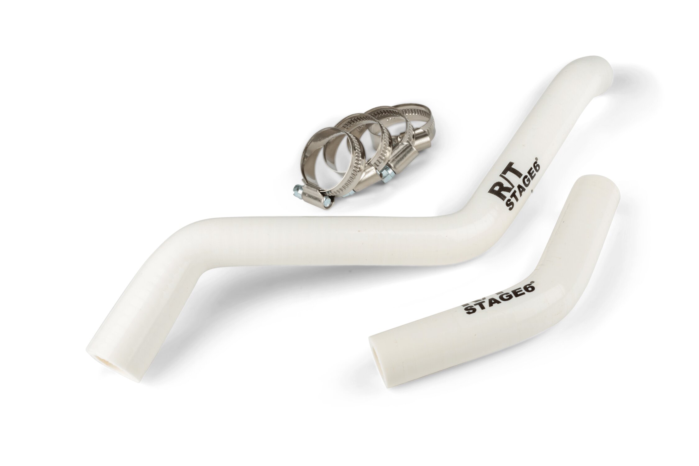 Durites de refroidissement Derbi Euro 3 et Euro 4 Stage6 R/T Blanc