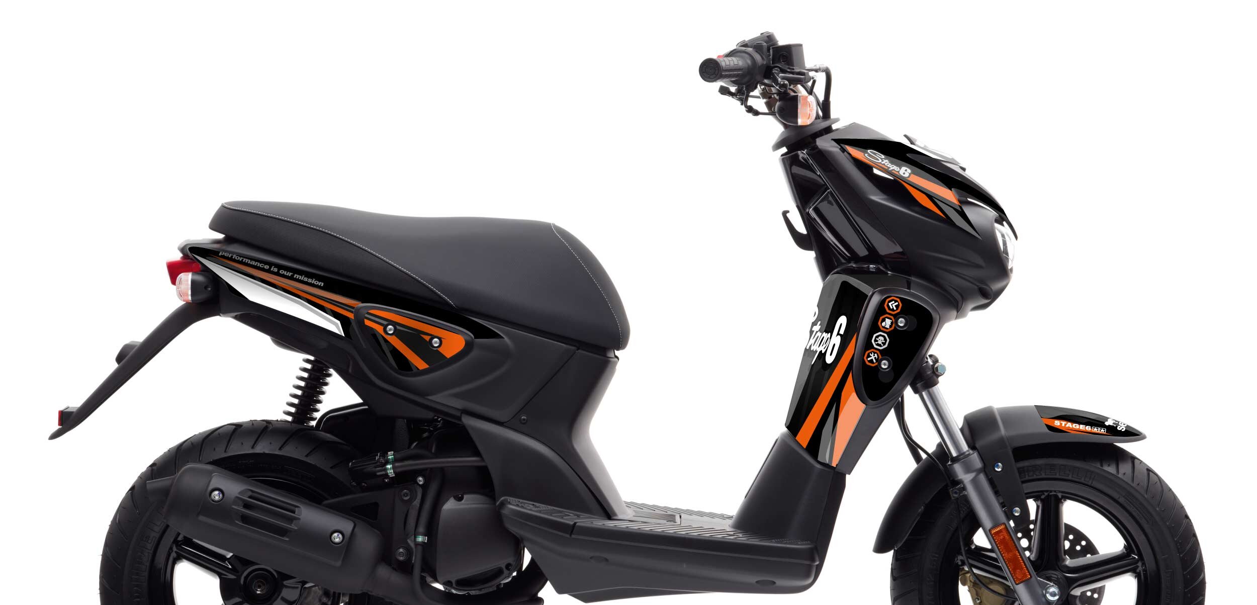 Kit déco MBK Stunt Stage6 Orange