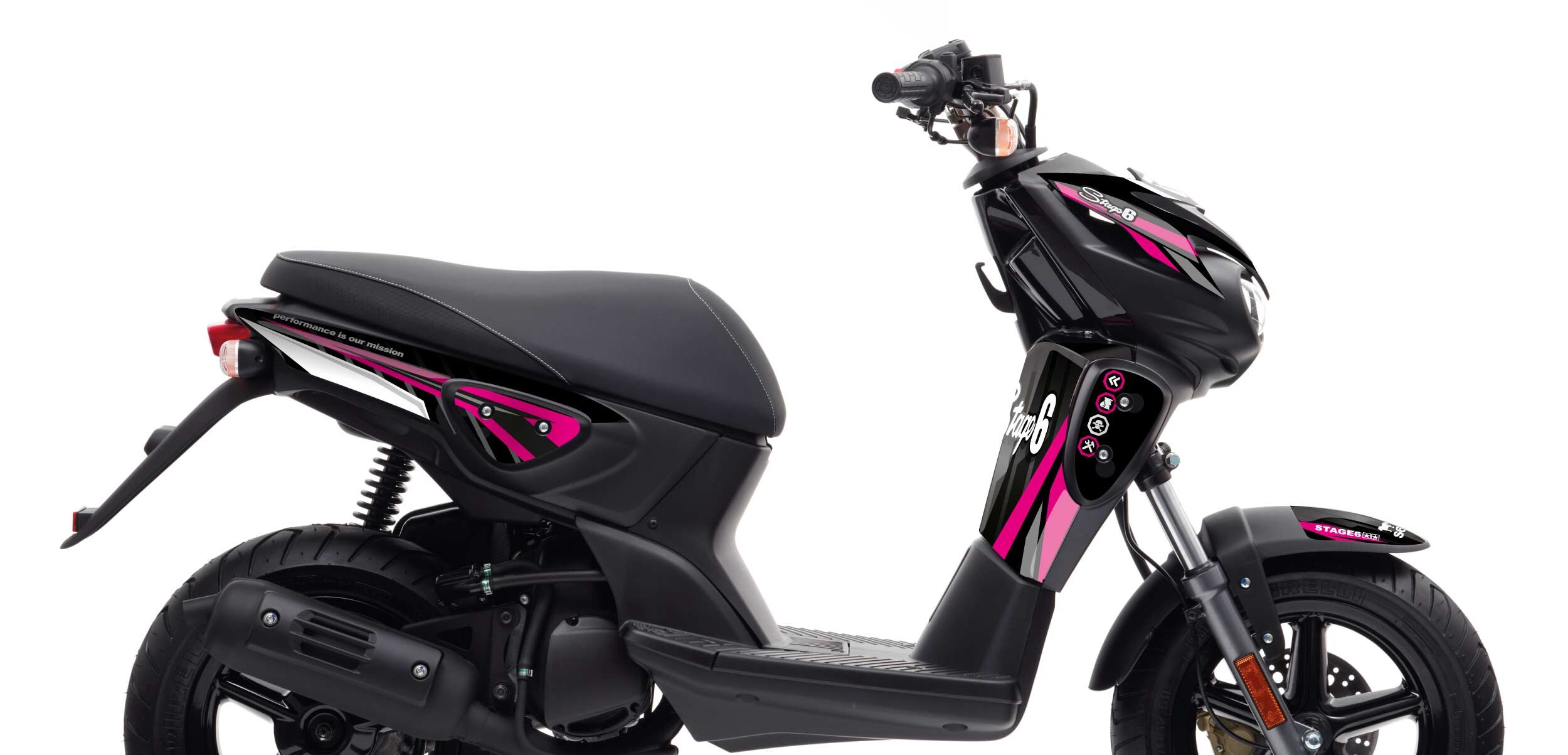 Kit déco MBK Stunt Stage6 Rose