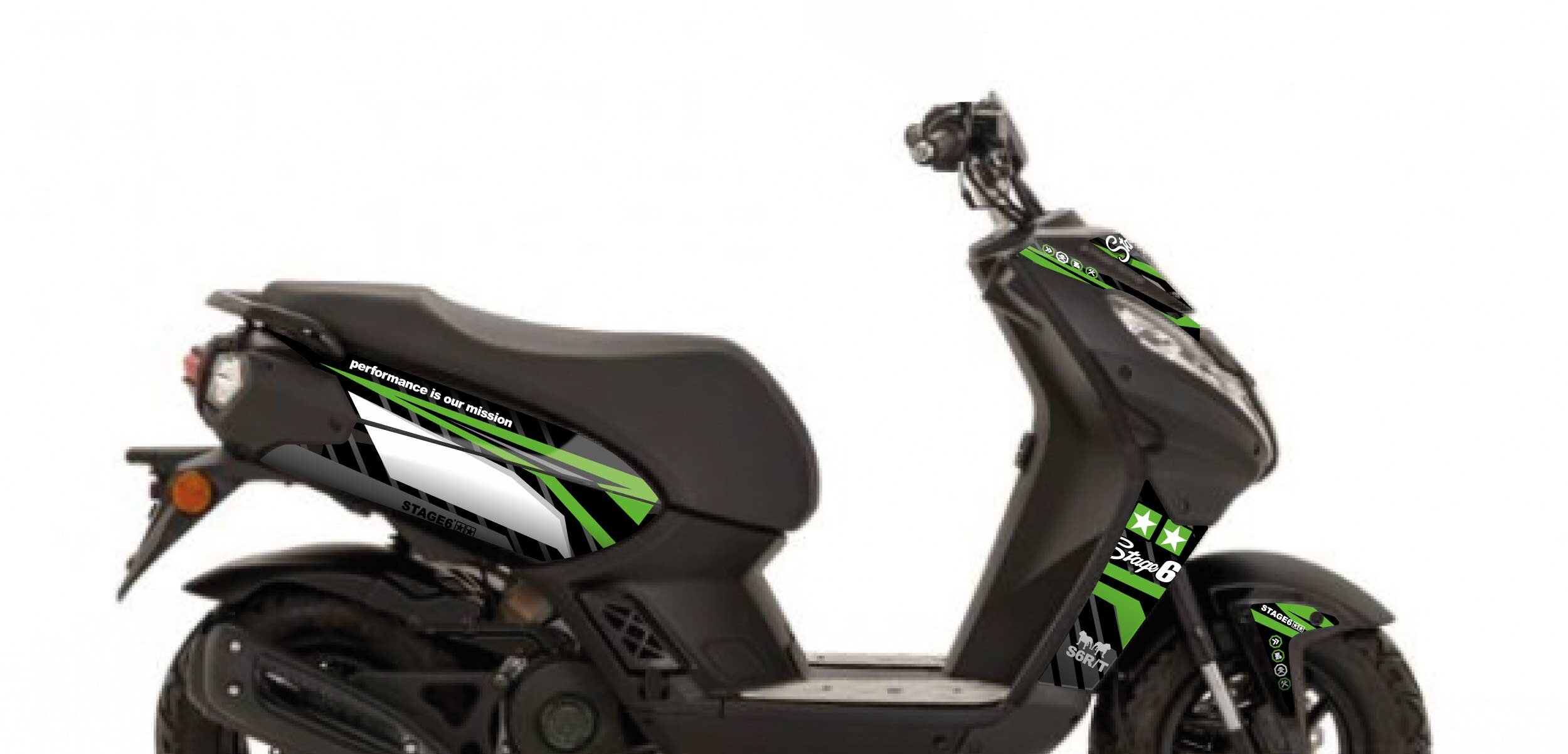 Kit déco Peugeot Streetzone Stage6 Vert