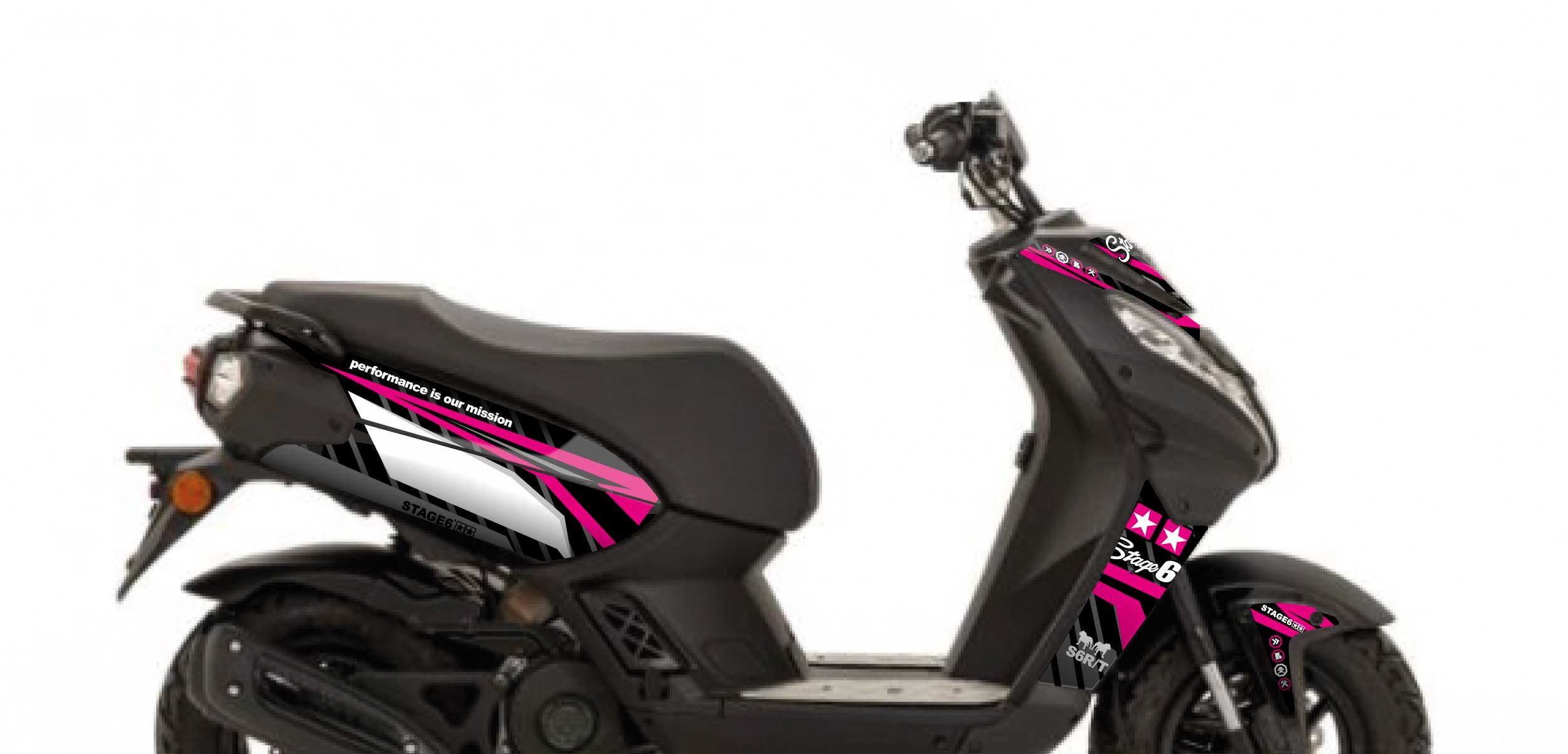 Kit déco Peugeot Streetzone Stage6 Rose