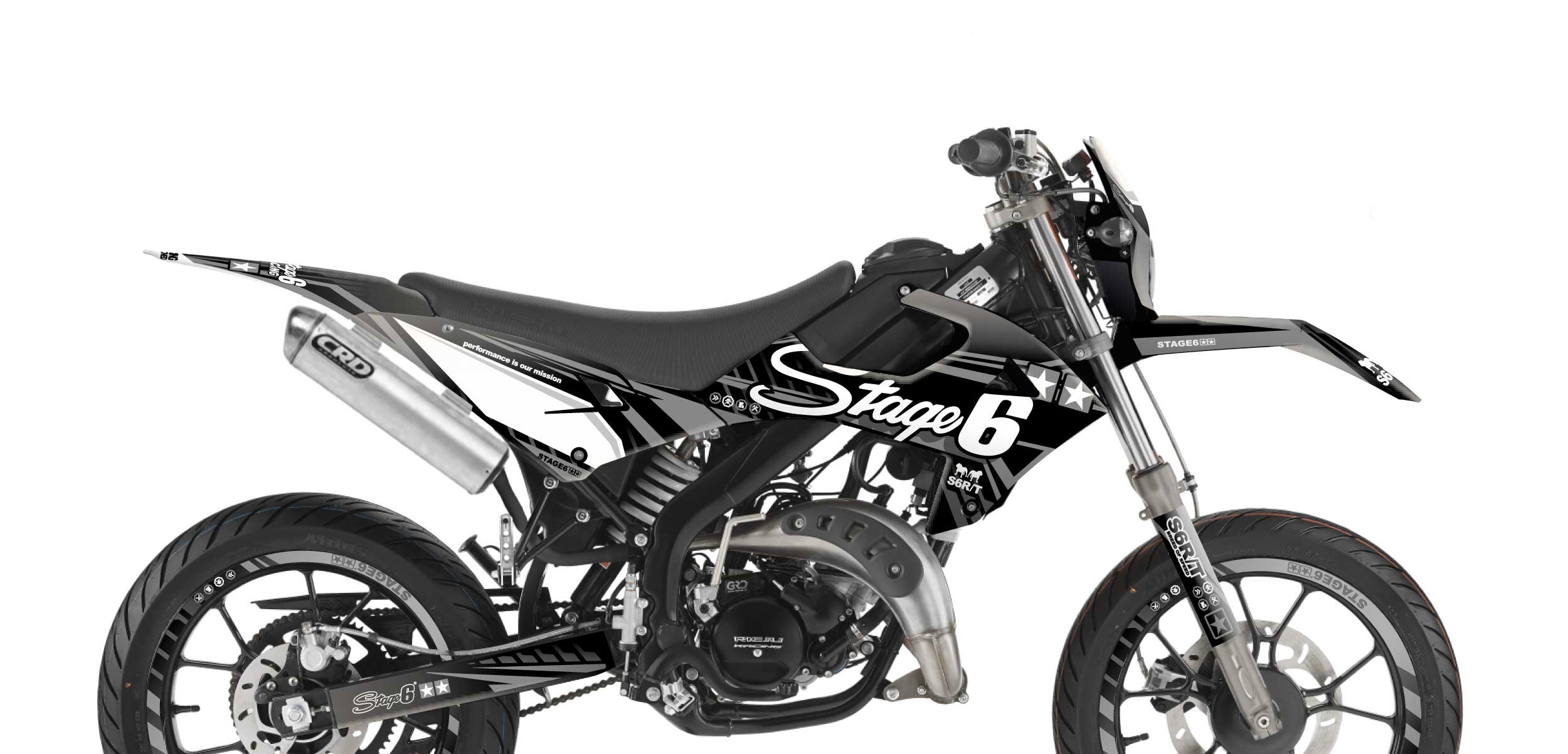 Kit déco Rieju MRT depuis 2022 Stage6 Noir