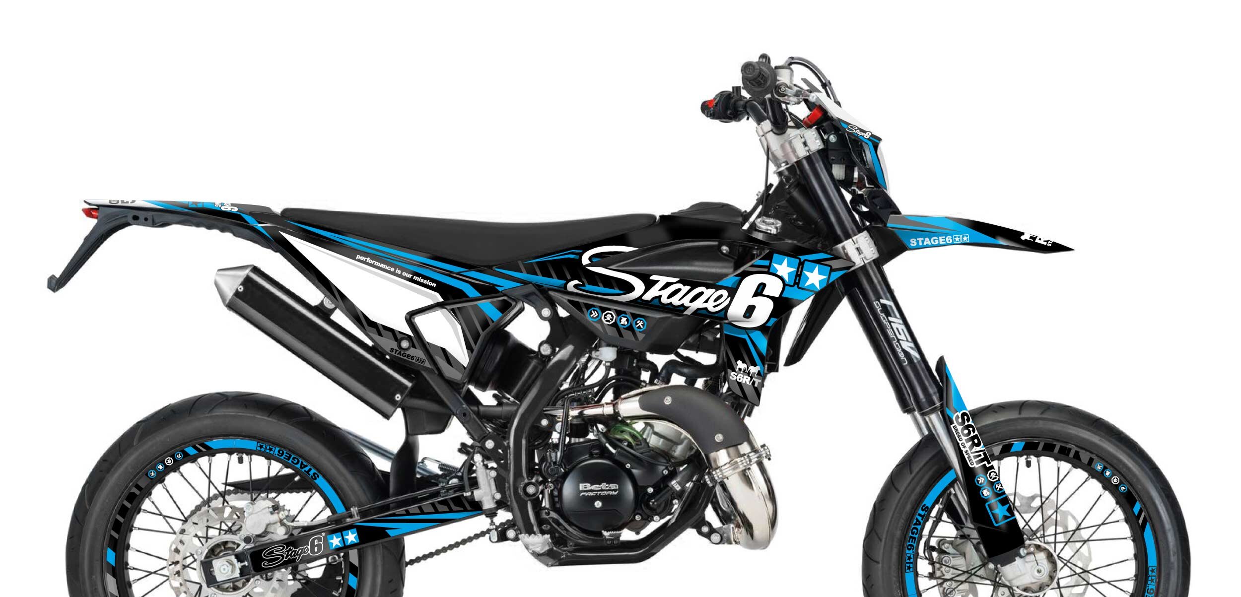 Kit déco Beta RR depuis 2021 Stage6 Bleu