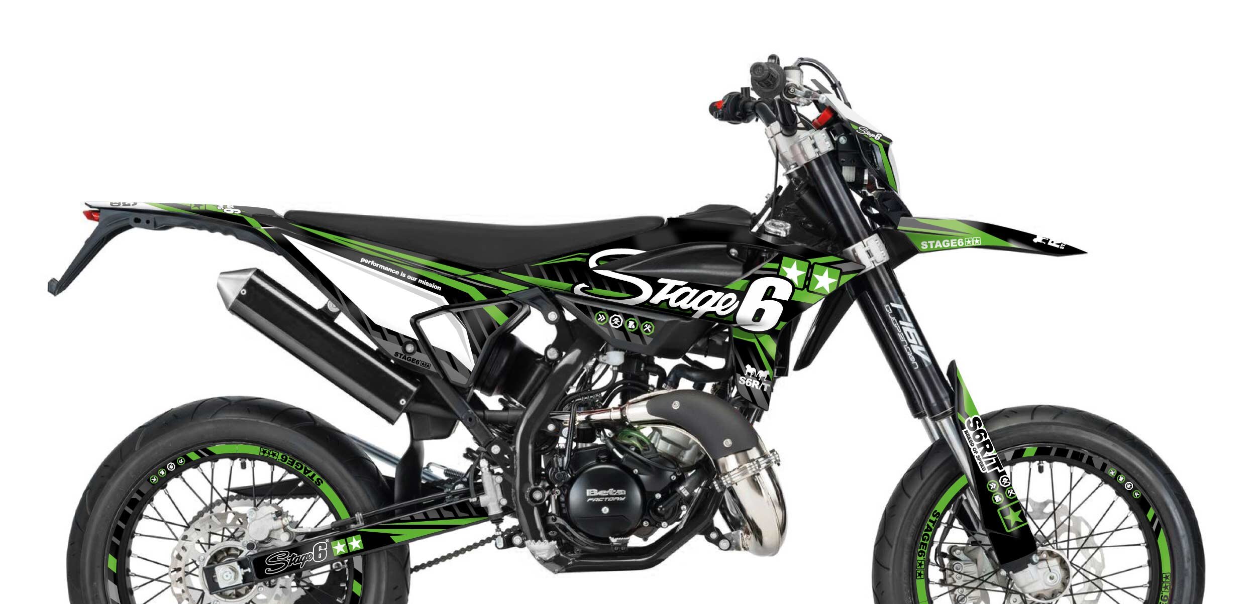 Kit déco Beta RR depuis 2021 Stage6 Vert