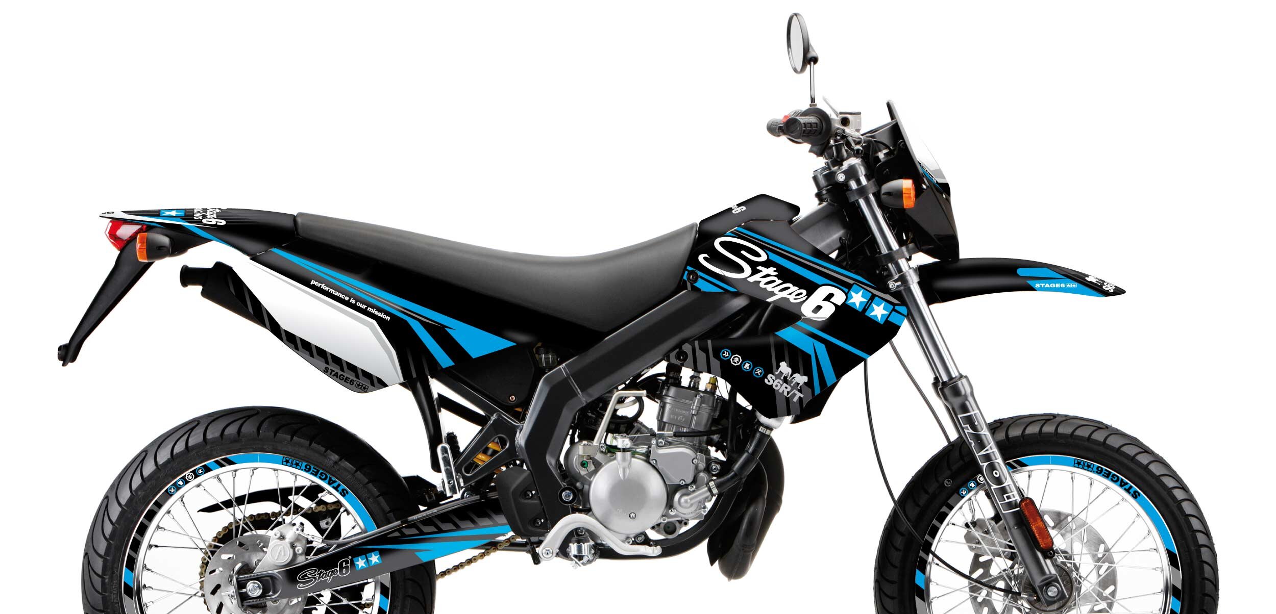 Kit déco Derbi X-Treme 2006 - 2010 Stage6 Bleu