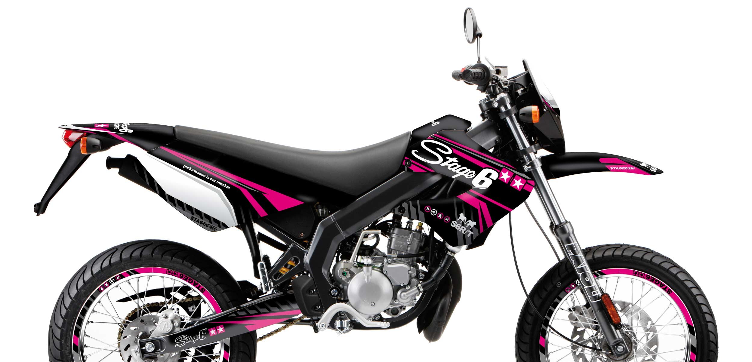 Kit déco Derbi X-Treme 2006 - 2010 Stage6 Rose