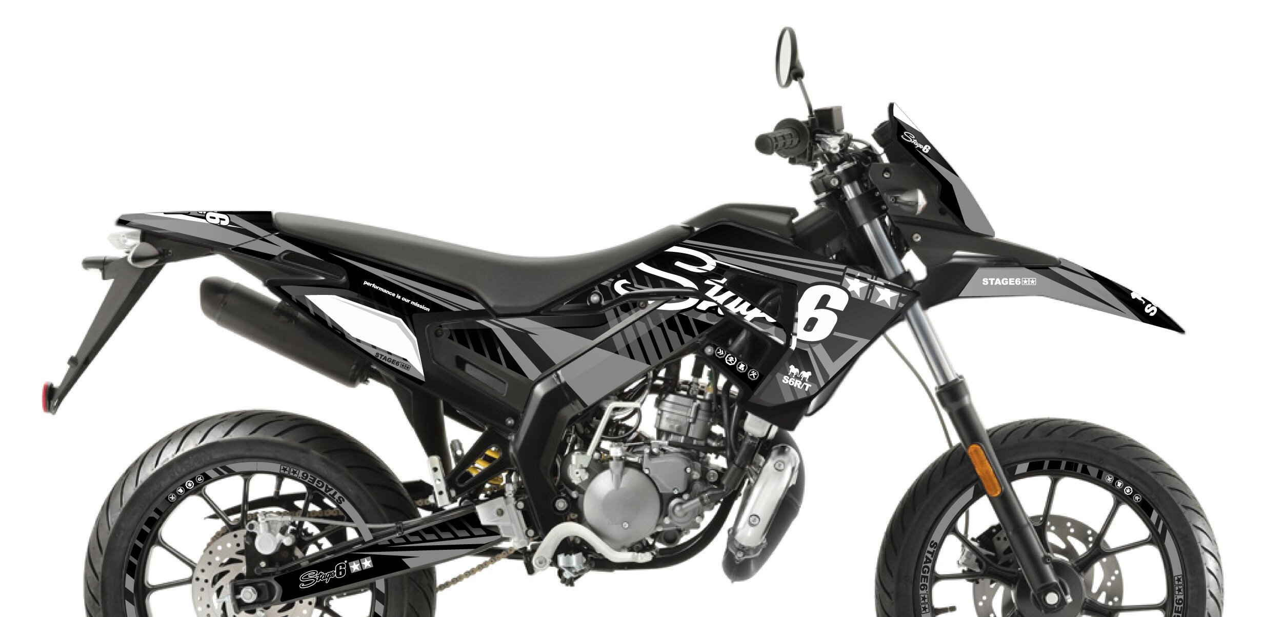 Kit déco Derbi X-Treme 2018 - 2020 Stage6 Noir