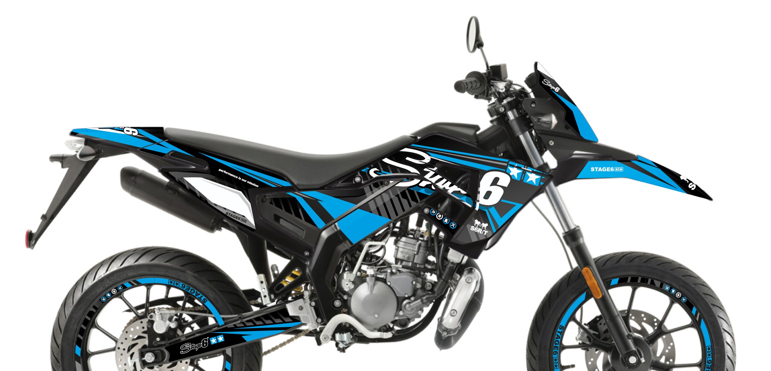 Kit déco Derbi X-Treme 2018 - 2020 Stage6 Bleu