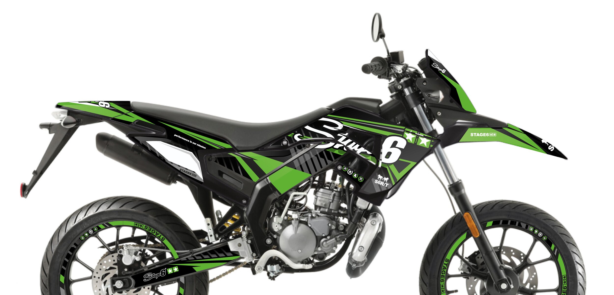 Kit déco Derbi X-Treme 2018 - 2020 Stage6 Vert