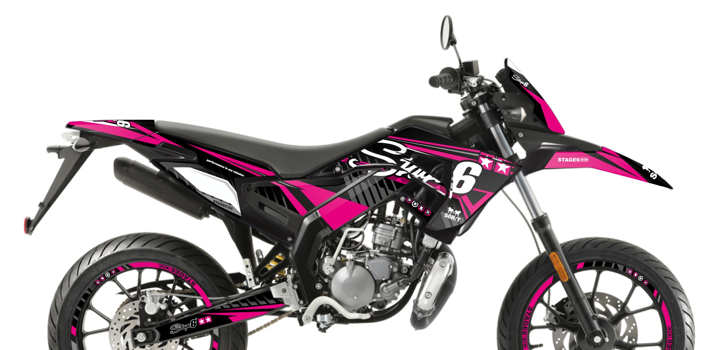 Kit déco Derbi X-Treme 2018 - 2020 Stage6 Rose