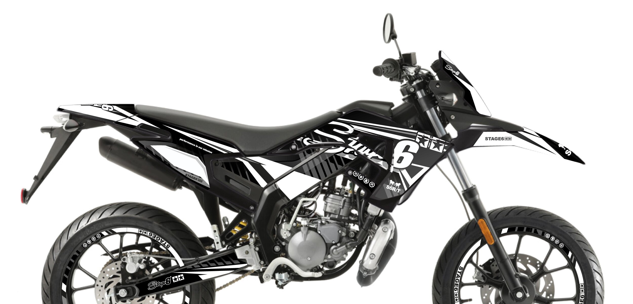 Kit déco Derbi X-Treme 2018 - 2020 Stage6 Blanc